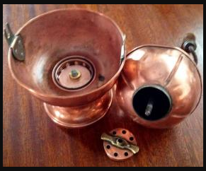 Copper french ball roaster